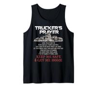 Trucker's Prayer Funny Trucker - Big Rig Load Tank Top