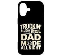 Truckin' All Day Dad Mode All Night Trucker Dad Case for iPhone 17