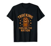 Trucking Fueling The Nation Vintage Gas Pump Design T-Shirt