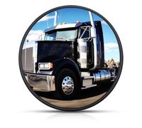 Trucks Convex Mirror for Enhanced Safety Adjustable Truck Mirror with Improved Field of View Reducing Blind Spots Ideal for Truck Tractor (1, 10")