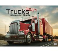 Trucks - Könige der Straße - LKW - 2027 - Kalender DIN A2: Der Wandkalender mit den besten LKW's auf unseren Straßen für das Jahr 2027 im extragroßen Format DIN A2 (ca. 60 x 42 cm)!