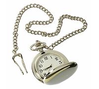 TruClothing Classic Antique Coin Pocket Watch 1920's Peaky Vintage with Chain and Casing