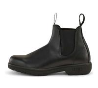 TruClothing Endura 301 Unisex Black Leather Chelsea Ankle Boots - Black 8.5