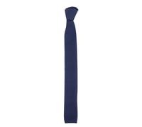 TruClothing Knitted Tie Woven in Navy TruClothing Navy One Size