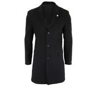 Long Wool Mix Overcoat Peaky Blinders TruClothing Black XXL