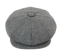 TruClothing Men's 8 Panel Flat Newsboy Grandad Tweed Hat Peaky Blinders in Dark Olive | Size: Medium TruClothing Dark Olive M