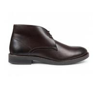 TruClothing Men's Brown Leather Casual Lace-Up Chukka Ankle Boots