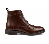TruClothing Men's Brown Leather Wingtip Classic Brogue Dress Ankle Boots