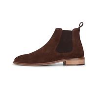 TruClothing Men's Brown Suede Leather Slip On Chelsea Ankle Boots - Brown 7
