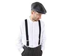 TruClothing Mens Classic Vintage Retro Trouser Braces Suspenders 1920s Gatsby Blinders
