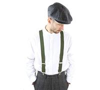 TruClothing Mens Classic Vintage Retro Trouser Braces Suspenders 1920s Gatsby Blinders