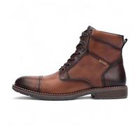 TruClothing Men's Cuero Brown Side Zip Lace Up Leather Ankle Boots - Cuero 10