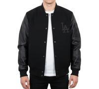 TruClothing Men's LA Varsity Leather Bomber Jacket - Medium
