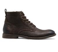 TruClothing Men's Lace Up Side Zip Distressed Leather Desert Ankle Boots in Brown | Size: 8 TruClothing Brown 8