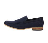 TruClothing Men's Moccasin Loafers Shoes Slip On Lightweight Suede Formal Shoe - Navy 10 UK