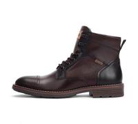 TruClothing Men's Olmo Brown Side Zip Lace Up Leather Ankle Boots - Olmo 8