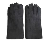 TruClothing Men's Sheepskin Leather Gloves Winter Suede Warm Wool Lining in Black | Size: Large TruClothing Black L