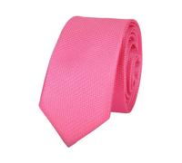 TruClothing Men's Tie Pocket Sqaure Set Formal Solid Necktie - Fuchsia