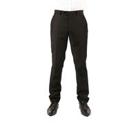 TruClothing Parker - Men's Plain Black Trousers - 28W 32L
