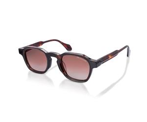 TruClothing Sunglasses Geometric Frame Square Polarized UV Protection Unisex Eyewear - Red