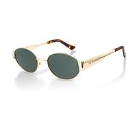 TruClothing Sunglasses Oval Polarized UV Protection Unisex Eyewear - Gold