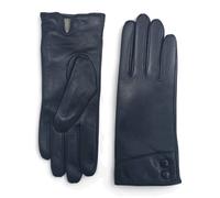 TruClothing Women's Leather Gloves Touchscreen Wool Lining Decorative Buttons in Black | Size: XL TruClothing Black XL