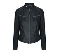 TruClothing Women's Real Leather Vintage Slim Fit Biker Jacket in Grey | Size: Small TruClothing Grey S