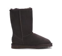 TruClothing Women's Sheepskin Suede Winter Plush Lined Slip-On Ankle Winter Boots - Brown 3