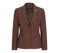 TruClothing Women's Tweed Blazer Herringbone 1920's in Camel | Size: 16 TruClothing Camel 16