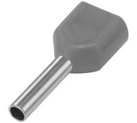 TruComponents 1091322 Twin Ferrule 6 mm² Black 100 pieces Part Ins...