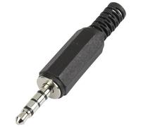 TruComponents 202581 3.5 mm audio jack Plug, straight,Pins:4 Stere...