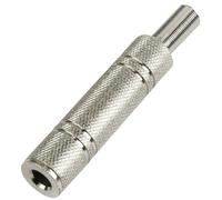 TruComponents 202590 6.35 mm audio jack Socket, straight,Pins:2 Mo...