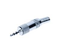 TruComponents 202670 2.5 mm audio jack Plug, straight,Pins:3 Stere...