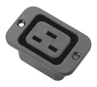 TruComponents 230410 IEC connector C14 Plug, vertical: Pins: 3 10 A