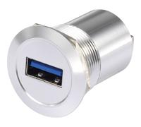 TRU Components Adapter USB 3.0 USB Female Type B to USB Female Type A USB-10-BK 1243953 1 pc(s)