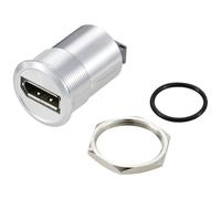TruComponents 240952 Display Port 1.2 Panel Adapter Silver