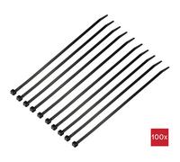 TruComponents 40498 Cable tie 250mm 4.8mm Blk Frost-resistant 100 ...