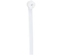 TruComponents Metal barb cable ties 300mm 4.8mm Ecru Chem-res 100pcs 40603