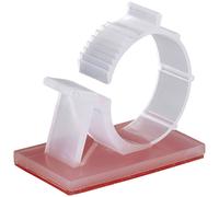 TruComponents 41067 Cable mount Adhesive/Scr fixing Ø17mm + strap ...