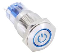 TruComponents 781905 Pushbutton ,Panel Mount,Off/(On),SPDT,Solder ...