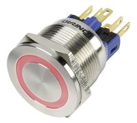 TruComponents 781914 Pushbutton ,Panel Mount,Off/(On),SPDT,Solder,IP65