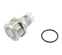 TruComponents 782124 Pushbutton ,Panel Mount,Off/(On),DPDT,Solder,IP67