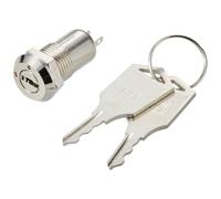 TruComponents 783011 Key Switch, Panel, 1NO, Non-illum, Solder, IP40