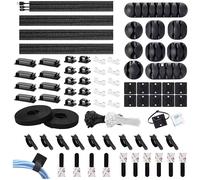 TruComponents Assorted Cable mounts Ø1-40mm Blk 1 Set 41218