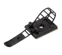 TruComponents Cable mount Adhesive/Scr fixing Ø16mm + strap Blk 25pcs