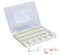 TruComponents Cable mount Self-adhesive Ø5-9mm Wh 50pcs