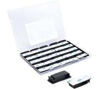 TruComponents Cable mount Self-adhesive Ribbon cbl/resealable Blk 50pcs 41226