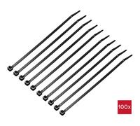 TruComponents Cable tie 200mm 4.6mm Blk 100 pc(s) 40481