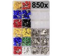 TruComponents Crimp set 0.5 mm² 6 mm² R/B/Y/Gr/W/Clear 850 pc(s)