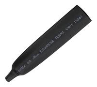 TruComponents Heatshrink Blk 12mm 6mm Shrinkage:2:1 5.00 m